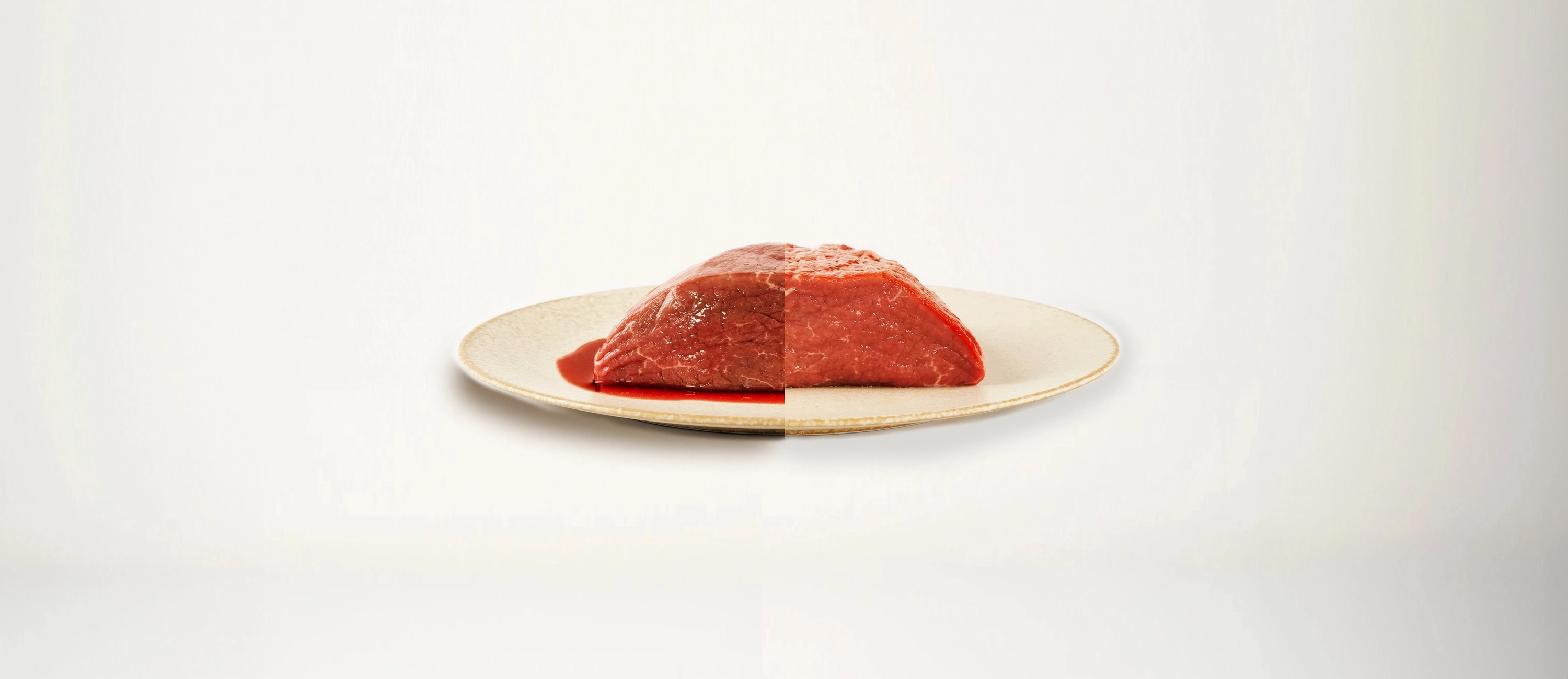 超高速凍結機「ZERO FREEZER」での牛肉凍結イメージ